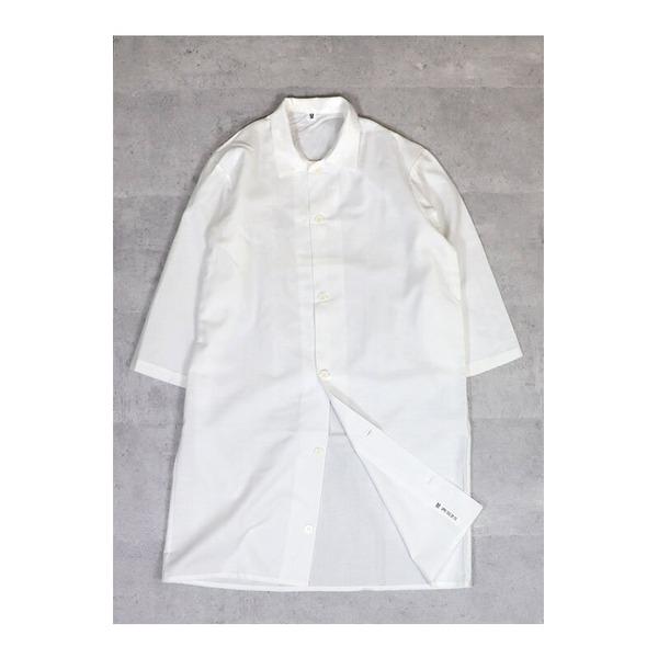 スウェーデン軍放出 ドクターコート 7分袖 未使用 デットストック M ホワイト 代引不可