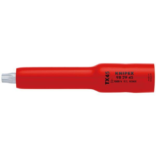 KNIPEX クニペックス ３／８ＳＱ 絶縁ソケットＴｘ４５ １０００Ｖ絶縁仕様 9829-45 代...
