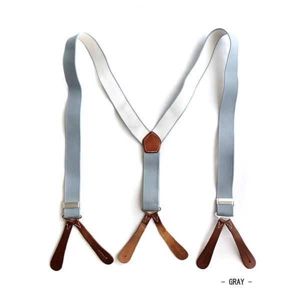 イギリス軍RAF（Royal Air Force）ラバーサスペンダー復刻版 グレー 代引不可