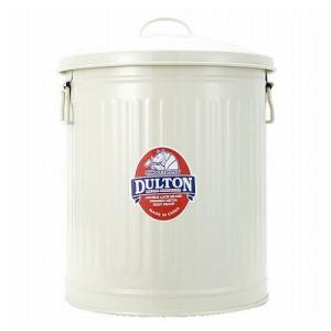 DULTON ゴミ箱 ガベージカン ダストボックス 24L ふた付き アイボリー おしゃれ かわいい アンティーク 北欧 海外風 代引不可