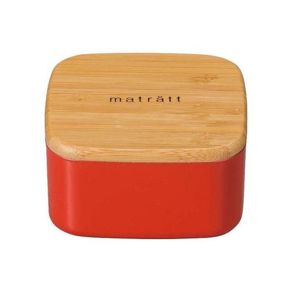 お弁当箱 食洗機対応 サイドケース 300ml モースレ ランチボックス レッド 代引不可