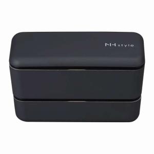 日本製 弁当箱 2段 730ml NH style長角ネストランチ アッシュ 代引不可