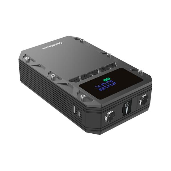 カシムラ 1台2役 電動コンプレッサー付きジャンプスターター 6000mAh KD284
