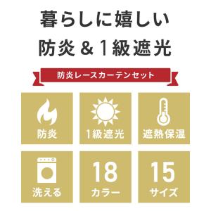 カーテン 4枚セット 2枚セット 1級遮光カー...の詳細画像1