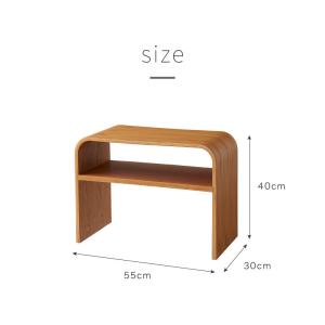 3way サイドテーブル コの字型 完成品 収...の詳細画像2