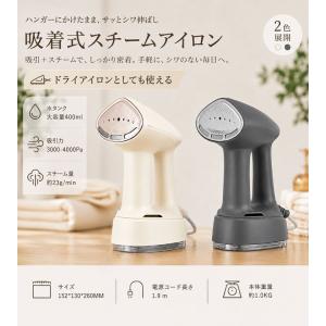 吸着スチームアイロン スチームアイロン ハンガ...の詳細画像1