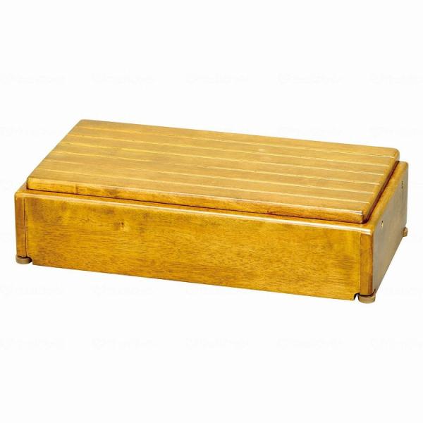 アロン化成 木製玄関台 S60W-30-1段 ライトブラウン 代引不可