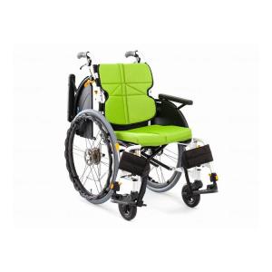 マキテック エコノミー車いすEW-30 緑チェック 1台 EW-30GN : Shop de