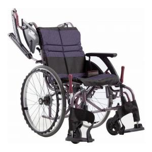 自走式折りたたみ車椅子　KA822-40B-M 中古　カワムラ社製　送料込み アルミ製簡易モジュール車椅子 KA822 カワムラサイクル 【車椅子