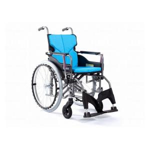 カワムラサイクル モダンAstyle 背固定自走用 KMD-A22-40S-H ライトブルー NO.83 座幅40-前座45cm 車いす 車椅子 車イス キャリー 車 移動 介護 補助 