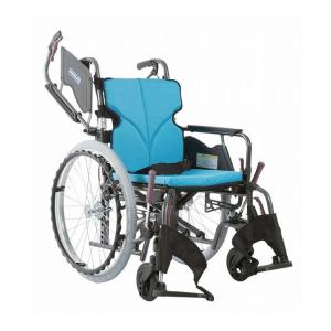 カワムラサイクル モダンBstyle 自走用 22インチ中 高床 紫チェック A11 座幅38-前座47cm KMD-B22-38-SH 代引不可