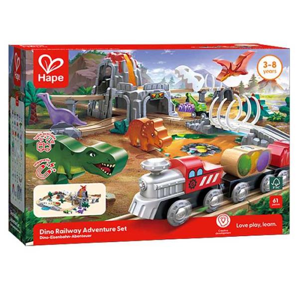 カワダハペ 恐竜レールデラックスセット 代引不可