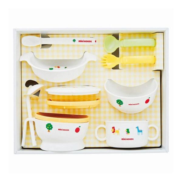 ミキハウス テーブルウェアセット 46-7124-820 代引不可