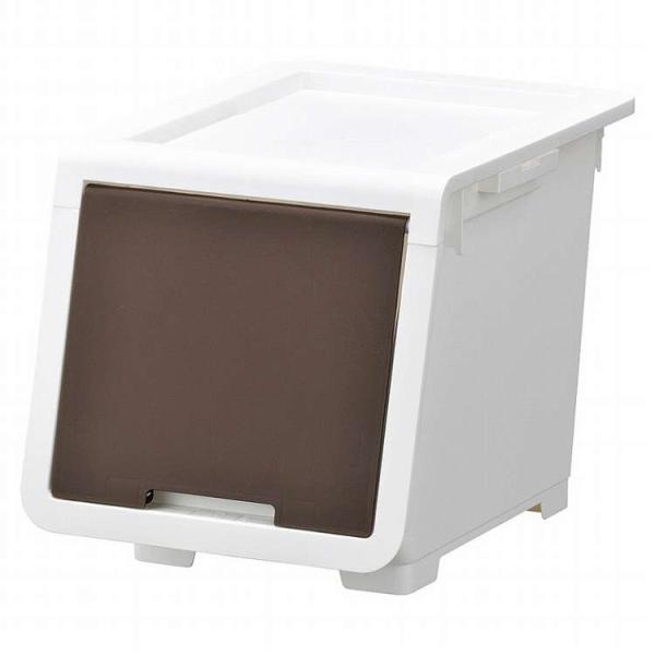 フラップ式収納ボックスS ロッキンポッドDBR ダークブラウン 代引不可