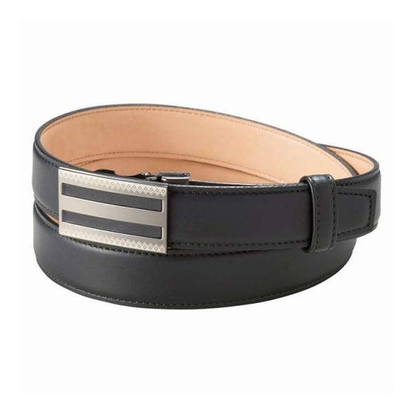 革工房いんのしま ロングフィットベルトブラック 63KI71-10 代引不可