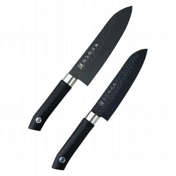 濃州孫六作 黒打和包丁2点セット A-80Z 代引不可