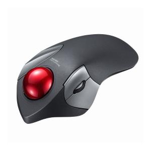 サンワサプライ Bluetoothトラックボール 静音 5ボタン 人差し指/中指操作タイプ MA-BTTB183BK 代引不可