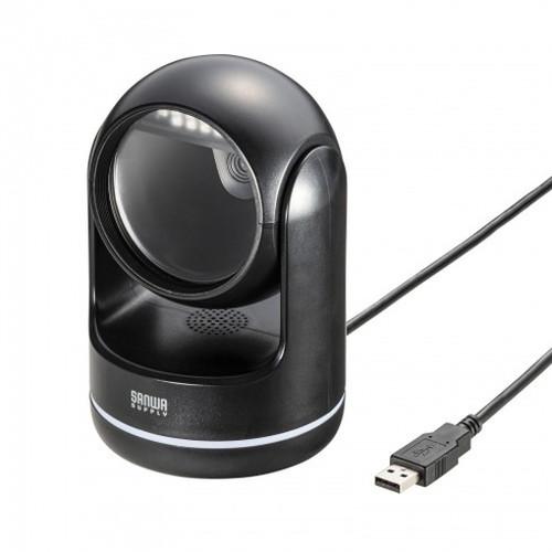 サンワサプライ 2次元バーコードリーダー 定置式 BCR-2D11BK 代引不可
