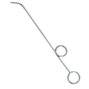 咽頭捲綿子 松吉医科器械 全長 規格:ハルトマン氏 サイズ