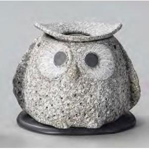 《山房作》■【茶香炉】山房ふくろう電気式茶香炉 L1723 山房作