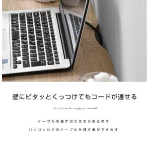 デスク 幅90cm 引き出し付き 奥行スリム ...の詳細画像4