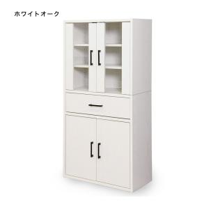 食器棚 幅60cm 高さ120cm スリム ハ...の詳細画像5