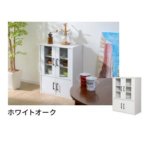 食器棚 ロータイプ 幅60cm 高さ80cm ...の詳細画像3