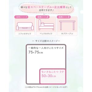 ミニテーブルこたつ 小さなこたつ こたつ ユア...の詳細画像4