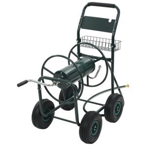 vidaXL 1 2″ホースコネクタ付き 75メートル庭のホース手押し車 スチールハードウェア ハードウェアアクセサリ 工具収納・整理整頓 ガーデンホース収納 代引不可