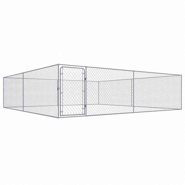 vidaXL 屋外用犬小屋 亜鉛メッキ鋼製 4x4x1mAnimals   Pet Supplies...