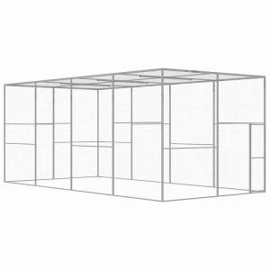 vidaXL 猫用ケージ 6x3x2.5m 亜鉛...の商品画像