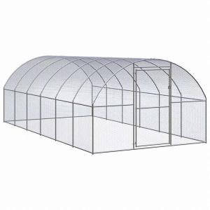 vidaXL 屋外鶏小屋 3x6x2 m 亜鉛メッキ鋼製Animals Pet Supplies ペット用品 小動物用品 小動物 飼育・ケージ 代引不可