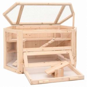 vidaXL ハムスターケージ 80x40x4...の詳細画像2