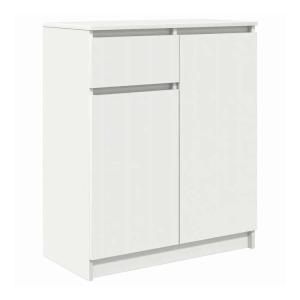vidaXL 引き出し付きサイドボード ホワイト 71x35x84 cm エンジニアードウッド 家具 キャビネット 収納 サイドボード 代引不可