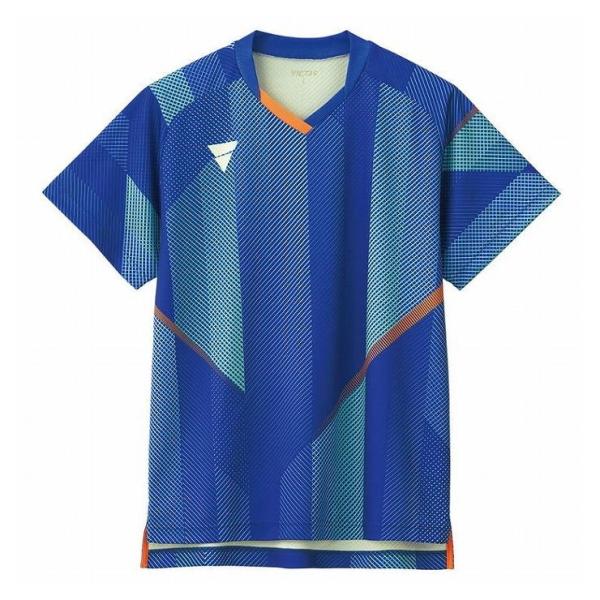 VICTAS 卓球ゲームシャツ V-GS203 男女兼用 031487 カラー ブルー 卓球