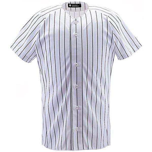 デサント DESCENTE ユニフォームシャツ フルオープンシャツ ピンストライプ DB7000 カ...