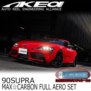 MAX ORIDO×AKEa フロントリップスポイラー+エンドフィン TOYOTA