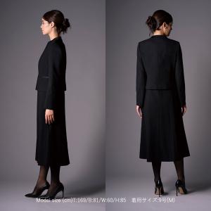 ブラックフォーマル 喪服 レディース スーツ ...の詳細画像5