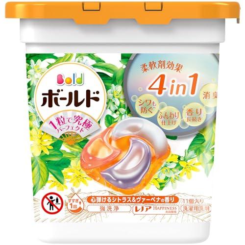 ボールド 洗濯洗剤 ジェルボール4D シトラス&amp;ヴァーベナ 本体 11個