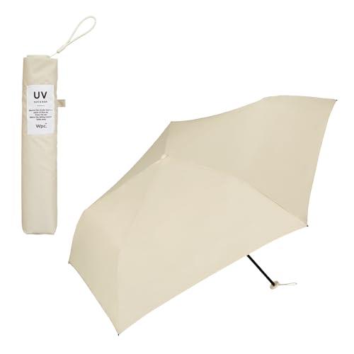 2024Wpc. 超軽量 雨傘 Air-Lightソリッド ミニ ベージュ 折りたたみ傘 レディース...