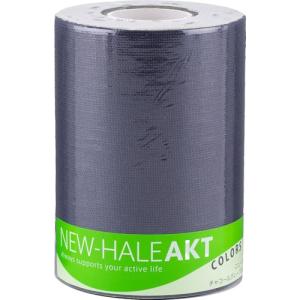 New-HALEニューハレ テーピングテープ ロールタイプ ひじ ひざ 関節 筋肉 サポート AKT Colors チャコールグレー 10cm×5m 761549