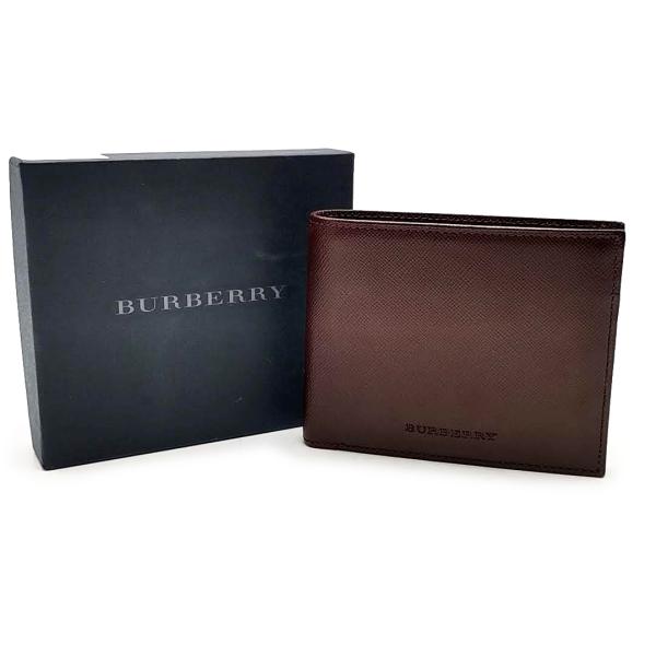 送料無料 美品 バーバリー BURBERRY 財布 二つ折り コンパクトウォレット ノバチェック レ...