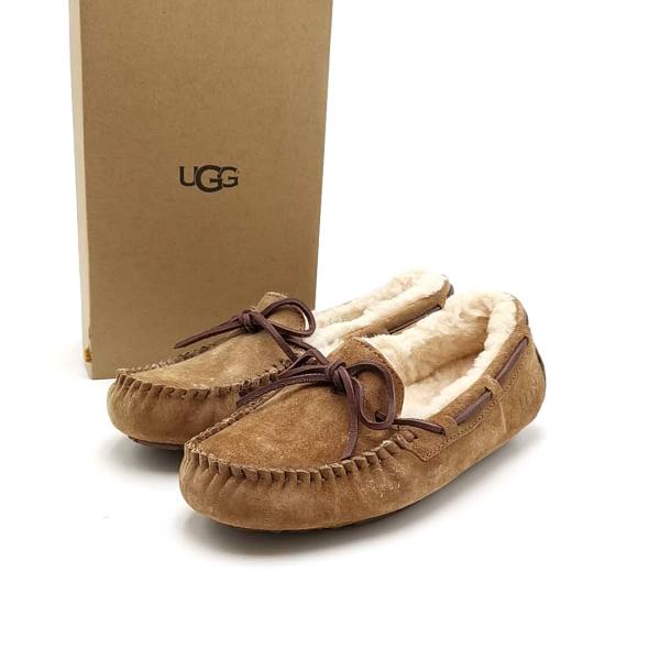 送料無料 美品 アグ UGG フラットシューズ モカシンシューズ 5612 ダコタ スエード 23c...