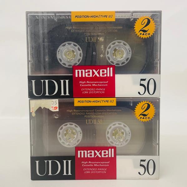 50 2PACK×2 maxell UDII ハイポジション TYPEII