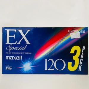 T-120EXS-3P maxell 120 3PACK ビデオテープ VHS