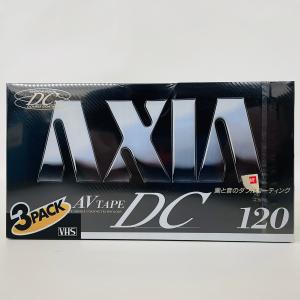 T-120×3 A DC AXIA 120 3PACK ビデオテープ VHS