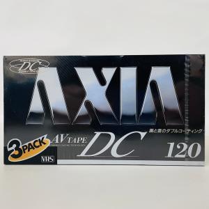 T-120×3 A DC AXIA 120 3PACK ビデオテープ VHS