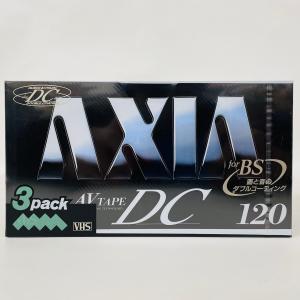 T-120×3 A DC AXIA 120 3PACK ビデオテープ VHS