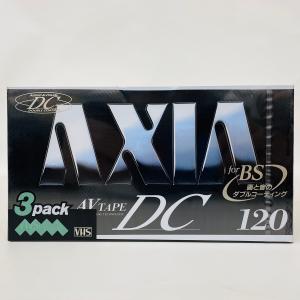 T-120×3 A DC AXIA 120 3PACK ビデオテープ VHS