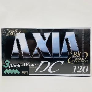 T-120×3 A DC AXIA 120 3PACK ビデオテープ VHS